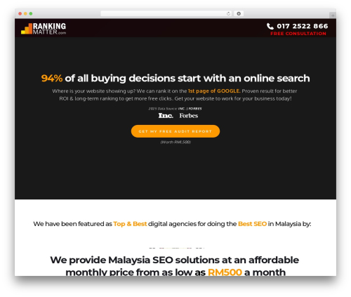 GeneratePress theme WordPress - rankingmatter.com