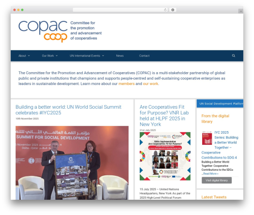 GeneratePress top WordPress theme - copac.coop