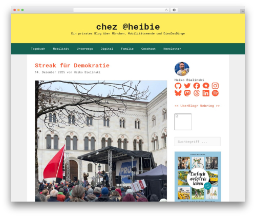 GeneratePress WordPress blog theme - bielinski.de