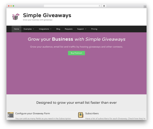 GeneratePress WordPress free download - wpsimplegiveaways.com