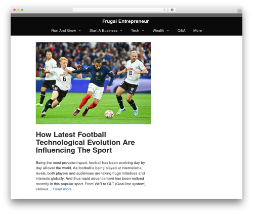 GeneratePress WordPress theme free download - frugalentrepreneur.com