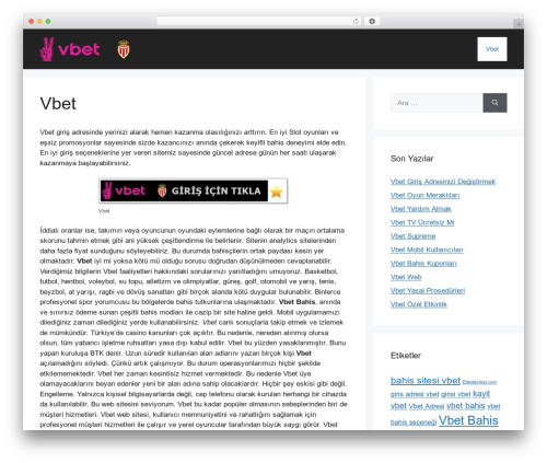 GeneratePress WordPress theme - vbetgit.com