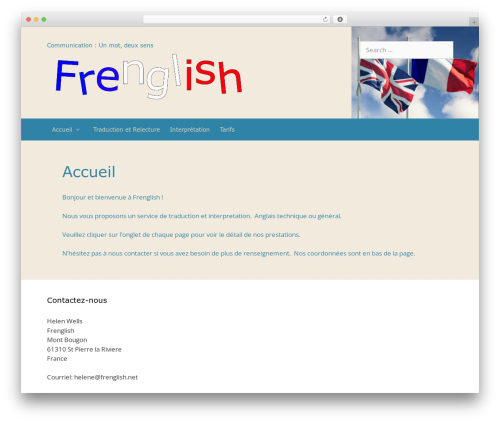 GeneratePress WordPress theme download - frenglish.net