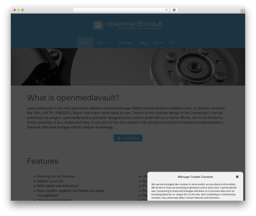 GeneratePress WordPress theme download - openmediavault.org