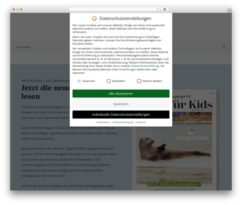 GeneratePress WordPress theme download - tippsfuerkids.de