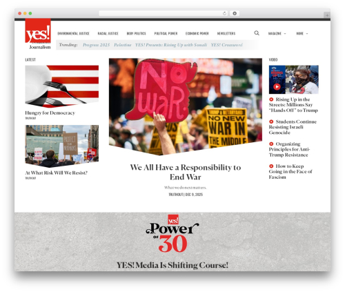 GeneratePress WordPress theme free download - yesmagazine.org