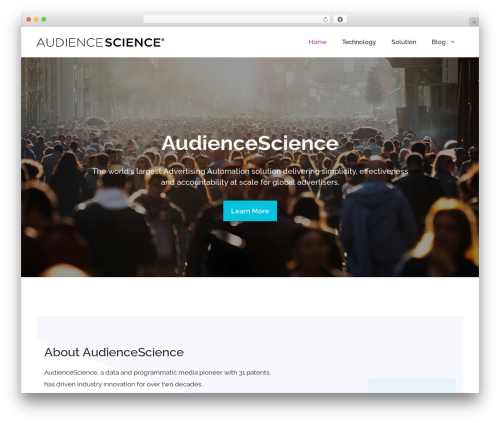 GeneratePress WordPress theme - audiencescience.com