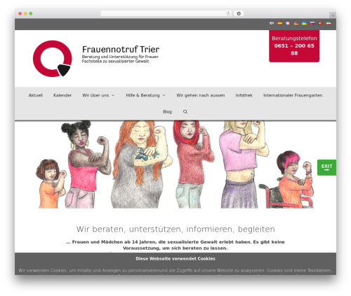 GeneratePress WP theme - frauennotruf-trier.de