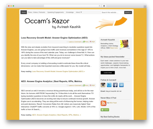 Genesis WordPress blog theme - kaushik.net Genesis WordPress blog theme - kaushik.net