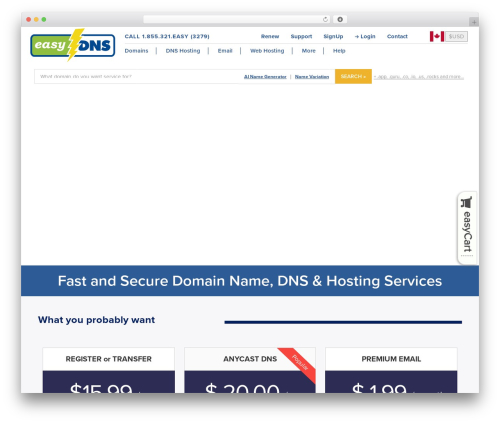 Genesis WordPress website theme - easydns.com Genesis WordPress website theme - easydns.com