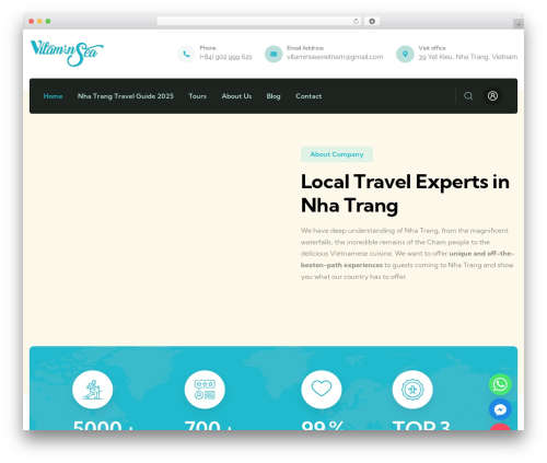 Gowilds WordPress travel theme - vitaminseatravel.vn