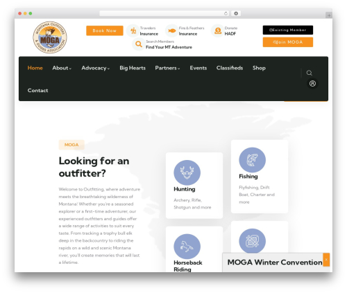 Gowilds WP theme - montanaoutfitters.org