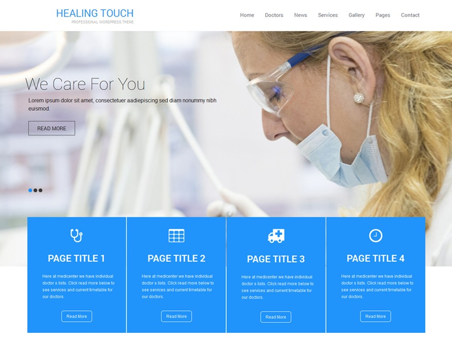 Healing Touch free WP theme