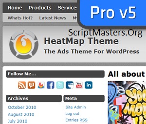 HeatMap Theme Pro WordPress theme