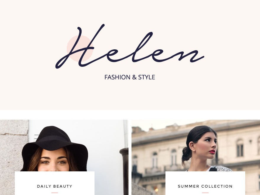 Helen premium WordPress theme