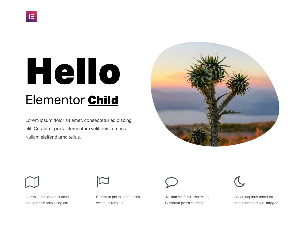 Hello Elementor Child WordPress theme by Elementor Team