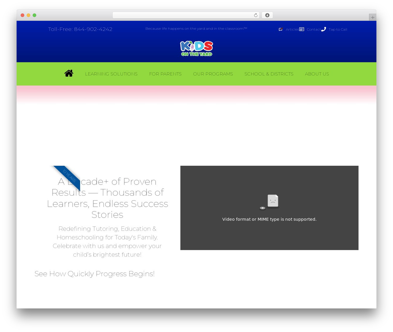 Hello Elementor free WordPress theme - kidsontheyard.com