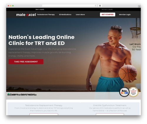 Hello Elementor free WordPress theme - maleexcel.com