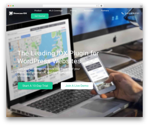 Hello Elementor premium WordPress theme - showcaseidx.com