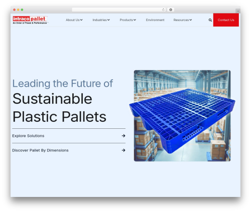 Hello Elementor premium WordPress theme - intracopallet.com