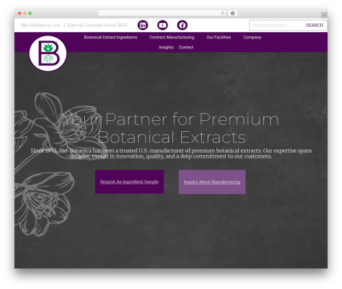 Hello Elementor theme WordPress - bio-botanica.com