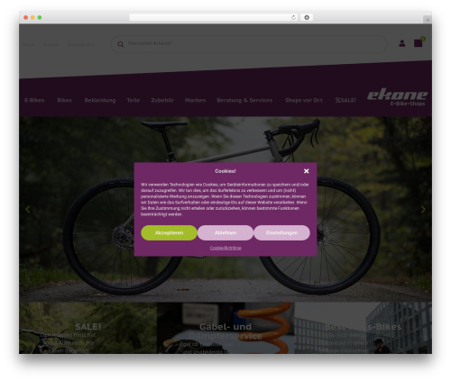 Hello Elementor WordPress ecommerce theme - ekone.de