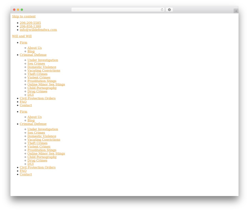 Hello Elementor WordPress theme for business - willdefendwa.com