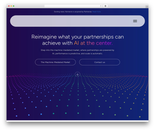 Hello Elementor WordPress theme - partnerize.com
