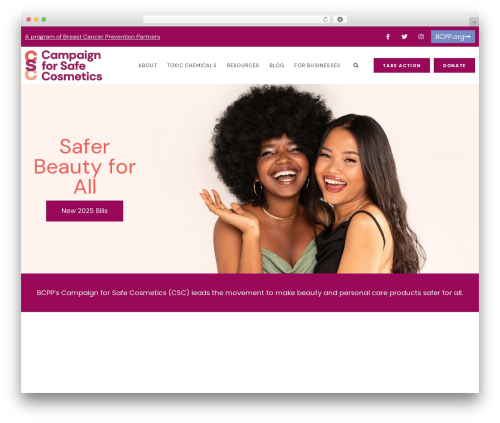 Hello Elementor WordPress theme - safecosmetics.org