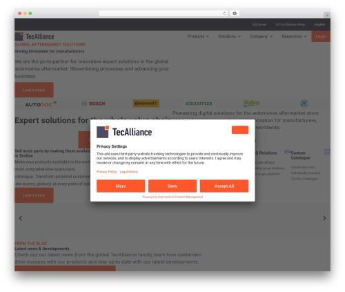 Hello Elementor WordPress theme - tecalliance.net