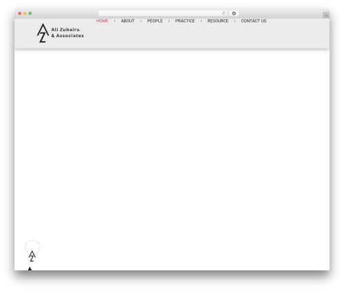 Hello Elementor WordPress theme - alizubairuandassociates.com