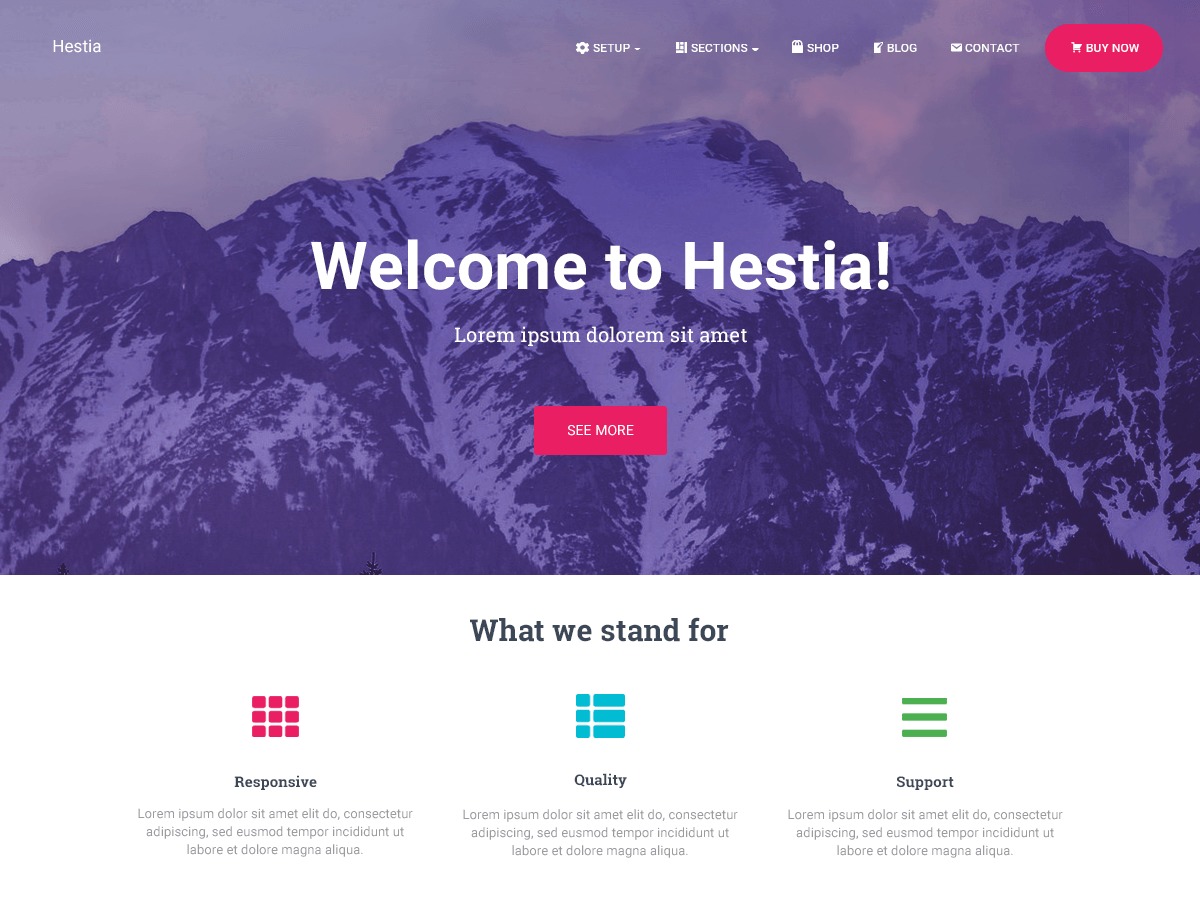 Hestia Pro WordPress shop theme by ThemeIsle