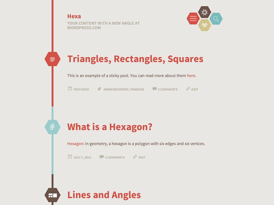 Hexa best free WordPress theme