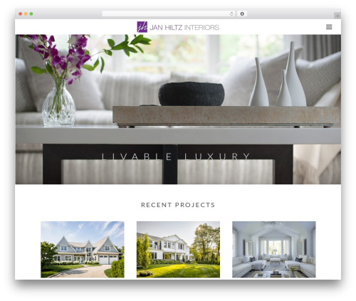 hiltz WordPress theme design - janhiltzinteriorsllc.com