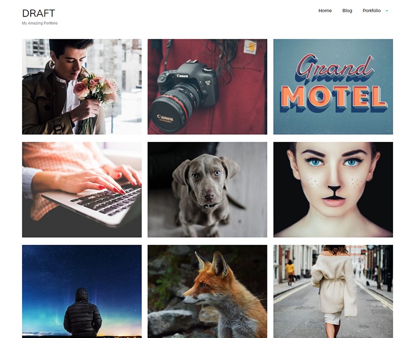 HK Portfolio personal blog WordPress theme