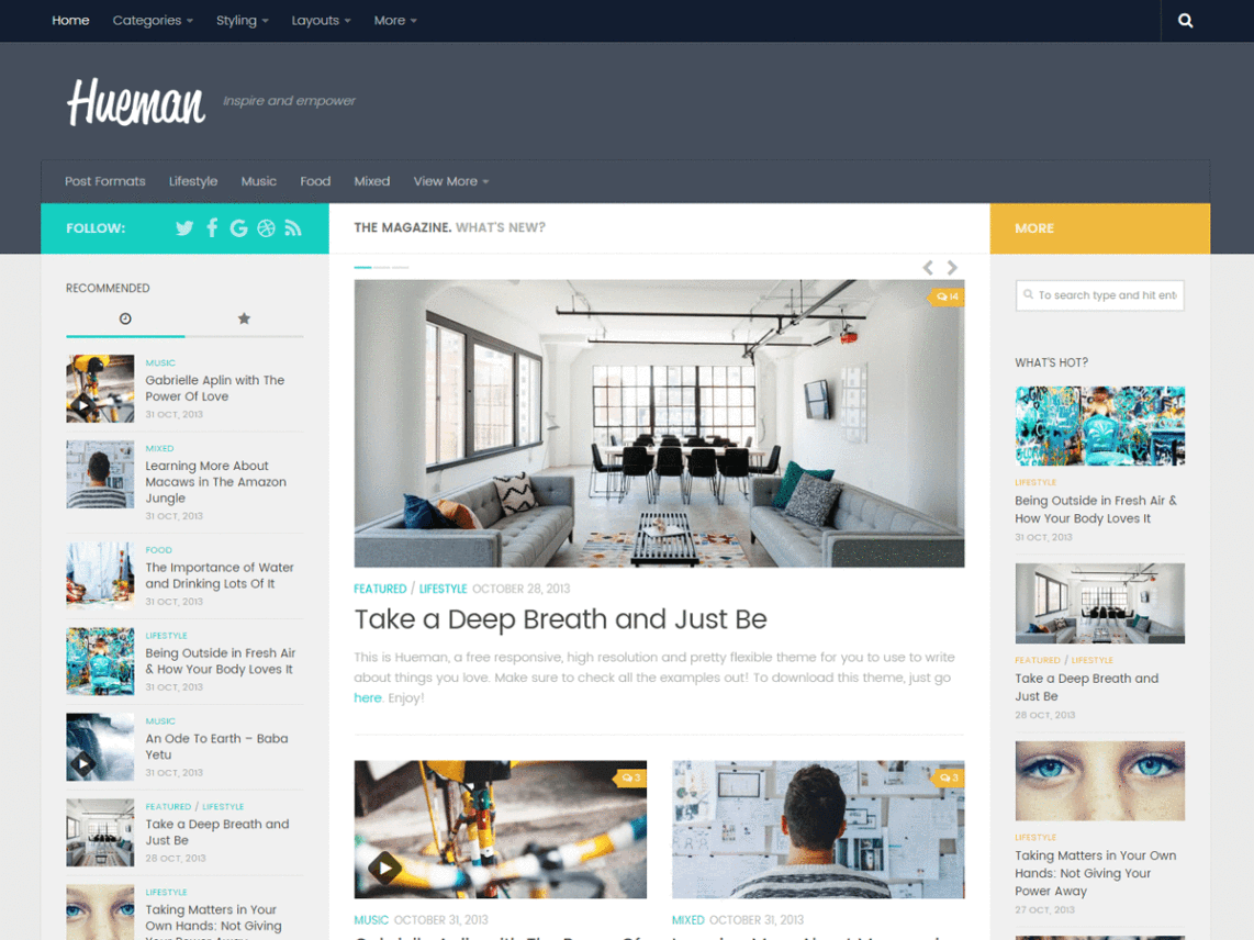 Hueman Free WordPress Themes Download