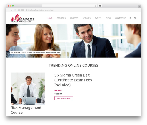 Impreza company WordPress theme - maplesprojectmanagement.com/?v=7516fd43adaa