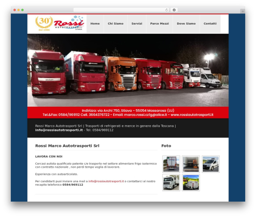 Inceptio best WordPress theme - rossiautotrasporti.it