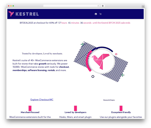 Kestrel WordPress page theme - kestrelwp.com