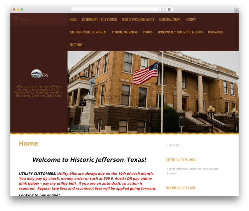 Kurama WordPress theme - jeffersontexas.us