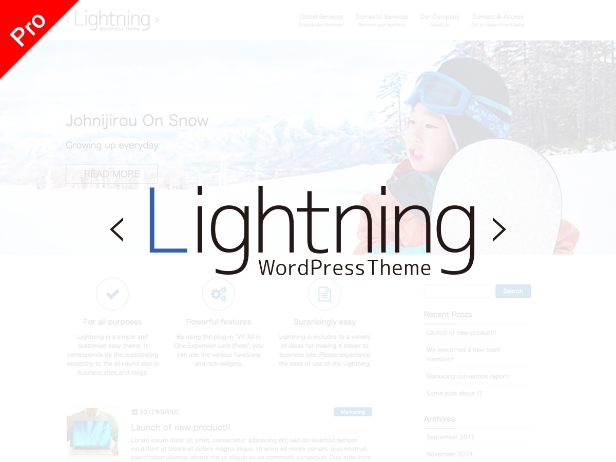 Lightning Pro theme WordPress