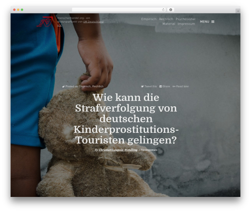 Literatum theme WordPress - menschenhandel.org