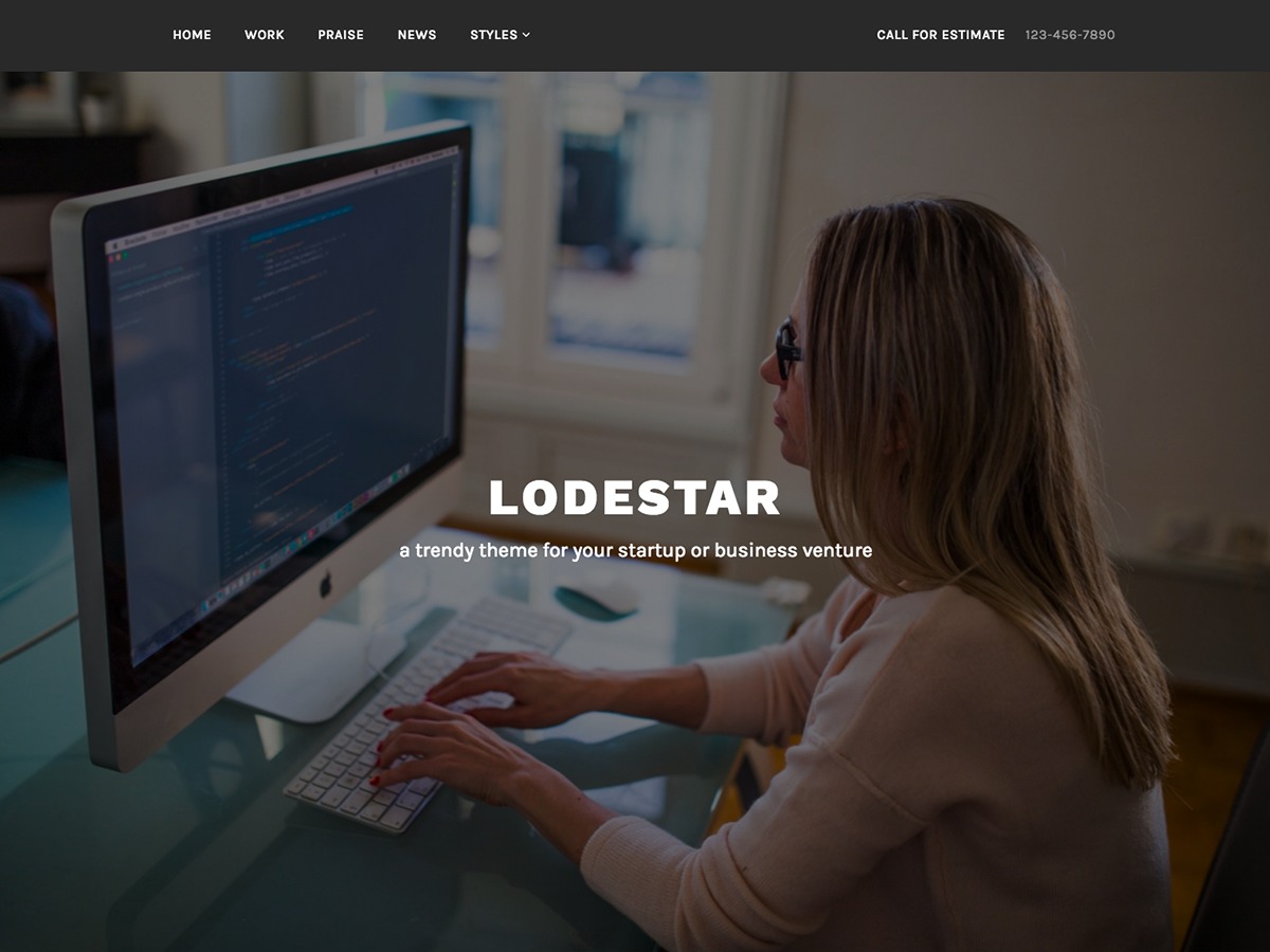Lodestar company WordPress theme by Automattic