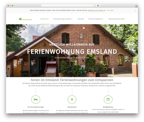 Maskitto Light free WP theme - ferien-emsland.de