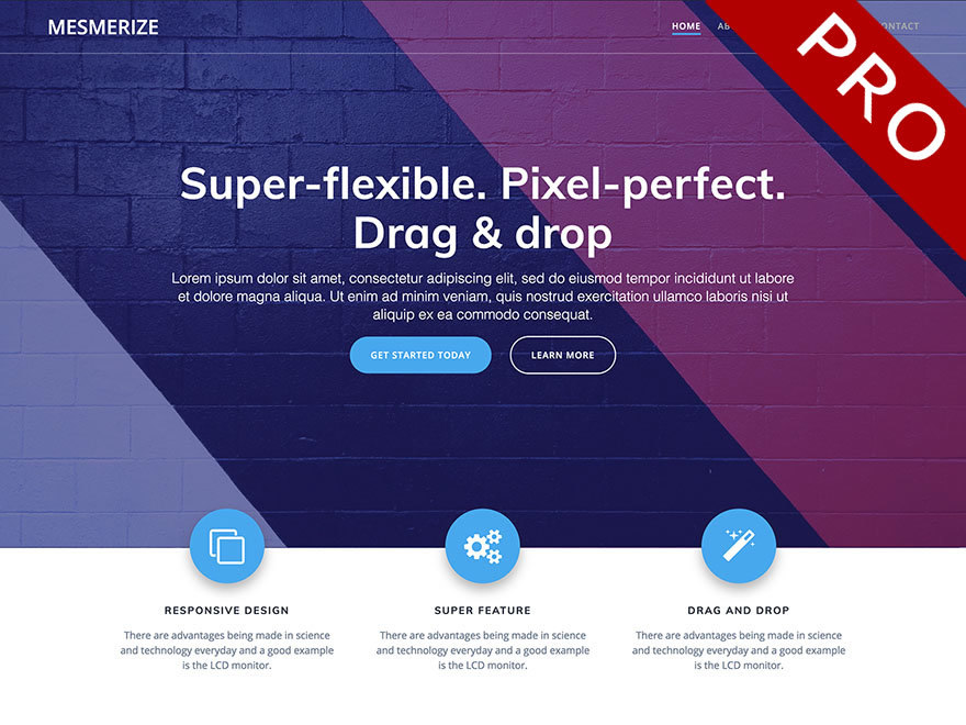 Mesmerize PRO WordPress video theme