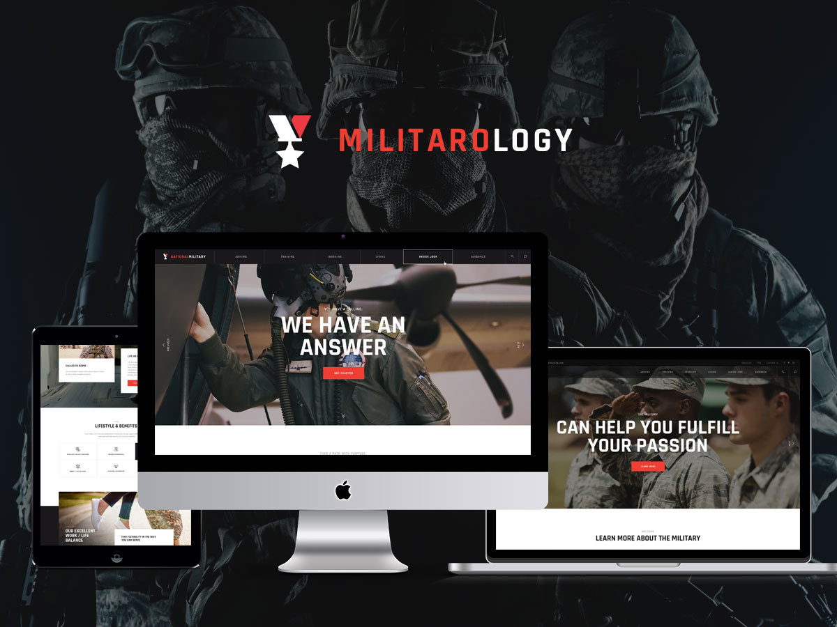 Militarology WordPress blog theme