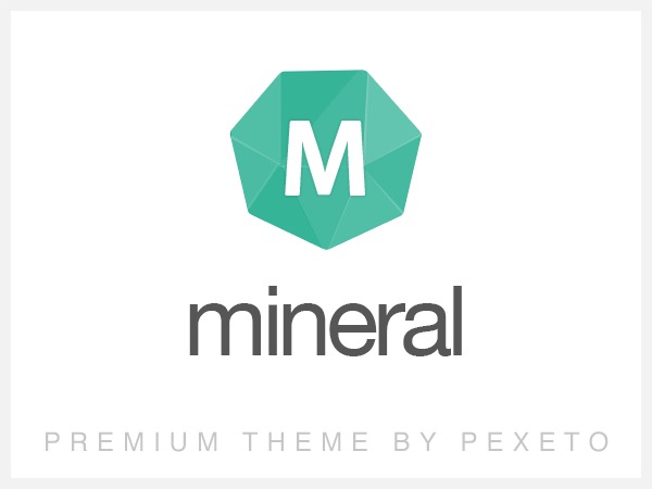 Mineral WordPress page theme