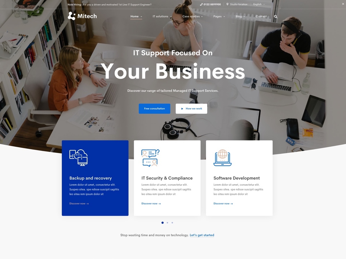 Mitech Child best WordPress theme