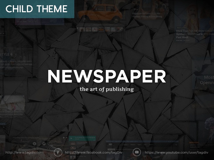 Newspaper 7 Child theme WordPress news theme by tagDiv