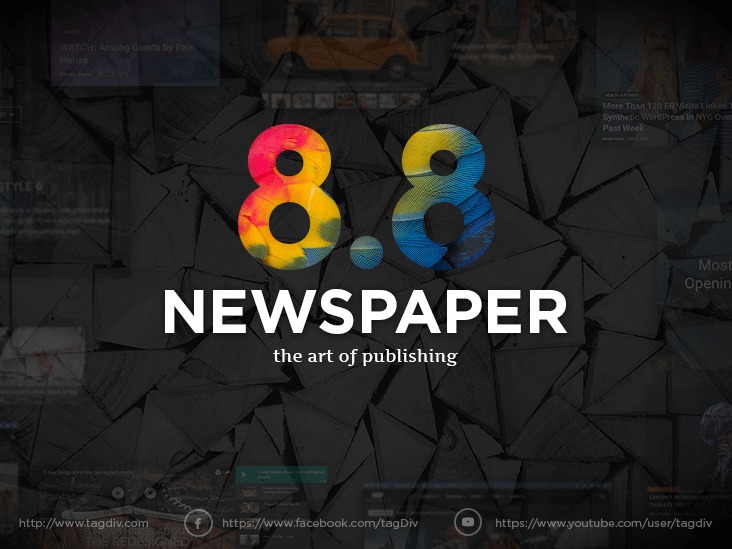 Newspaper Child WordPress news theme by tagDiv